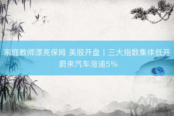 家庭教师漂亮保姆 美股开盘丨三大指数集体低开 蔚来汽车涨逾5%