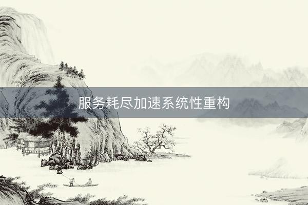 服务耗尽加速系统性重构